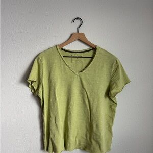 Dear John Light Green V-Neck Tee